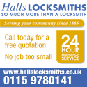 Halls Locksmiths Nottingham Locksmiths