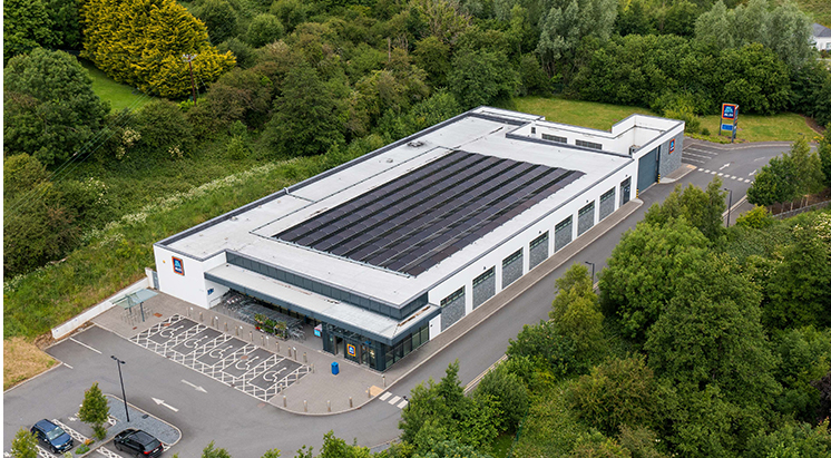 Aldi stores in Northamptonshire go green